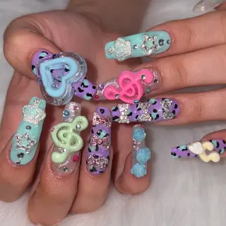 ネイル 👽個性派ネイル🎀 komachiのマツエク・マツパデザイン