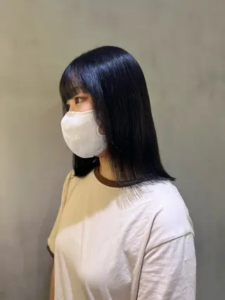 ミディアム カラー Garland 表参道所属・ミディアムレイヤー/ 艶カラー🎀　emiのヘアスタイル