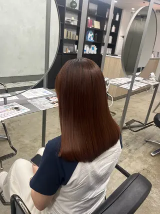 ミディアム カラー An 矯正モデル募集✨のヘアスタイル