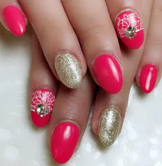 ネイル ラウバイマノマノ なかざとのネイルデザイン