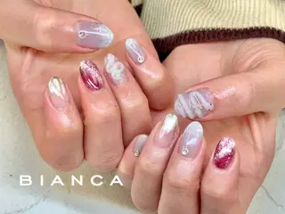 ネイル ネイルサロンビアンカ 大宮店長 モリサワのネイルデザイン