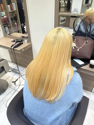 ロング カラー 🇰🇷韓国レイヤー ケアカラー/田川佑紀のヘアスタイル