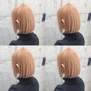 ショート カラー ヘアアレンジ メンズ キッズ 💟Chloe原宿店 🩶ハイトーンのヘアスタイル