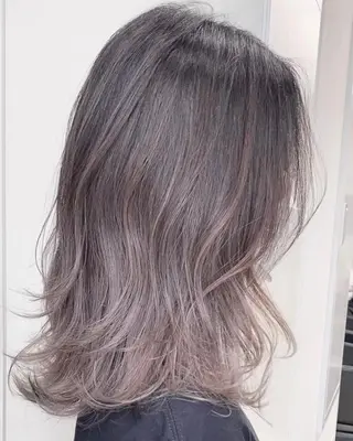 セミロング カラー 【公式】amble luxe 中野のヘアスタイル