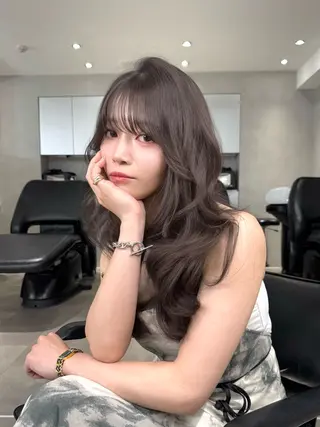 ロング カラー ヘアアレンジ ONYX【オニキス】所属・韓国レイヤーカット/ 髪質改善/郷家拓斗のヘアスタイル