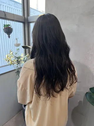 ロング ダン/メンズ/ 顔周り×透明感カラーのヘアスタイル