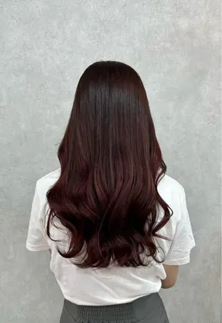 ロング カラー 🍎暖色カラーで大人 可愛く🍒齋藤すみれのヘアスタイル