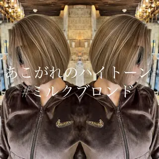 ミディアム カラー 名駅🍀美容院難民の 救世主🦸方山郷史のヘアスタイル