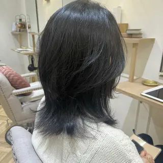 ミディアム 韓国ﾍｱ&ｼｮｰﾄ ボブ💜桑原のヘアスタイル