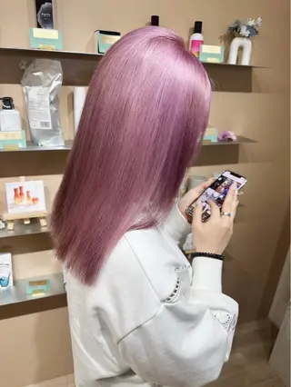 セミロング カラー Chere-azuri-狭山店所属・Chere狭山店 河野　真一のヘアスタイル