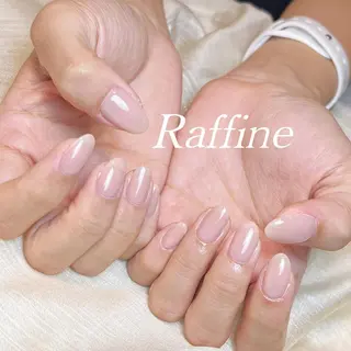 ネイル RAFFINE 月🦋🩵のネイルデザイン