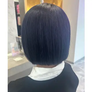 ミディアム 🖤kana/艶髪/ 韓国風暗髪カラー🖤のヘアスタイル