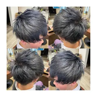 カラー メンズ ダブルカラー🎉 ハイトーン🎉スドウのヘアスタイル
