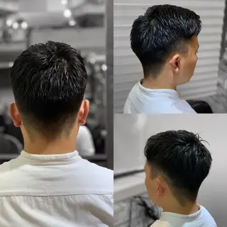 ショート メンズ メンズブリーチカラー モデル募集中福田竜作のヘアスタイル