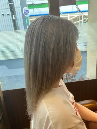 セミロング カラー パーマ ヘアアレンジ メンズ キッズ ネイル マツエク・マツパ emu所属・🌈髪質改善・美髪矯 正・平野瀬乃🌈のヘアスタイル