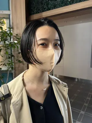 ショート 池田理紗/メンズ カット/切りっぱなしのヘアスタイル