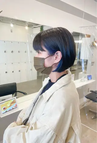 ショート カラー 圧倒的なケアブリーチ /髪質改善🩵松田のヘアスタイル