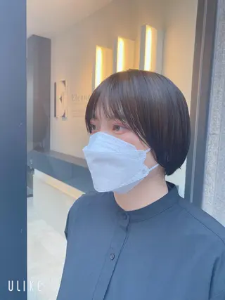 ショート カラー 木原良 (キハラ リョウ)のヘアスタイル