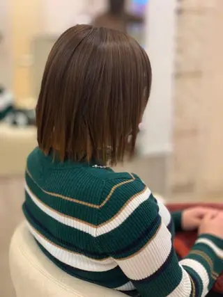 ミディアム カラー 大西 七海のヘアスタイル