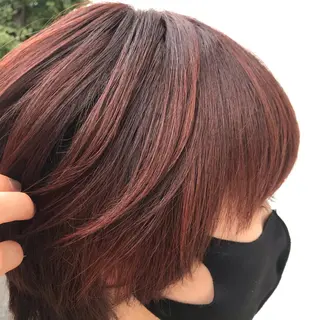 ショート カラー ヘアアレンジ moi-meme.soe所属・タナカ リナのヘアスタイル