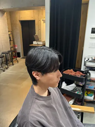 メンズ 韓国&メンズウルフ 高森蓮のヘアスタイル