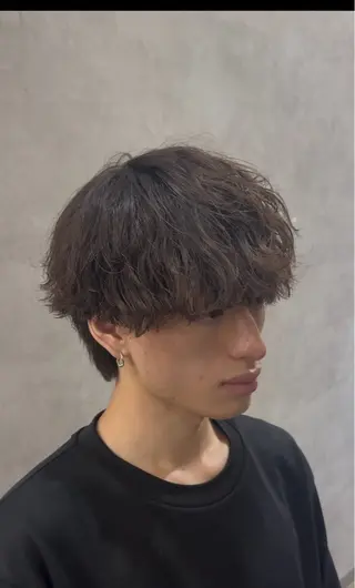 パーマ メンズ 毛流れ/シャドウ 🇰🇷AYATOのヘアスタイル