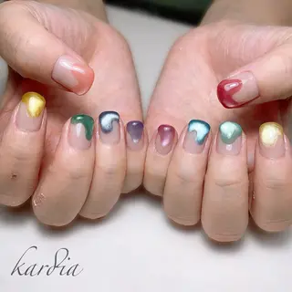 ネイル καρδιά -ｶﾙﾃﾞｨｱ-のネイルデザイン