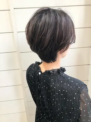 ショート カラー マツエク・マツパ 渋谷/韓国風 西原直樹のヘアスタイル