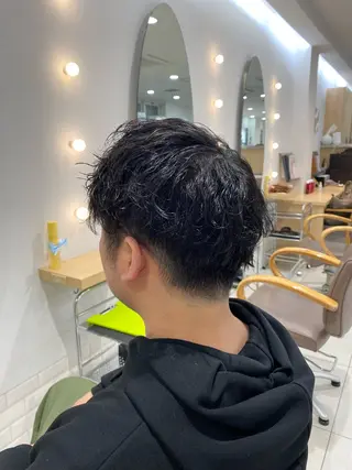 ショート パーマ 森部 杏菜のヘアスタイル