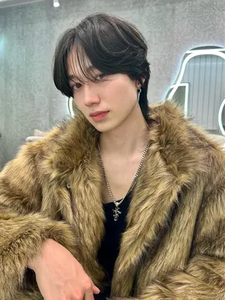 メンズ ブリーチなしW🎀 髪質改善／はのんのヘアスタイル