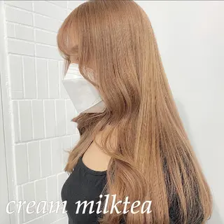 セミロング レイヤー/ハイトーン 🧸SENAのヘアスタイル