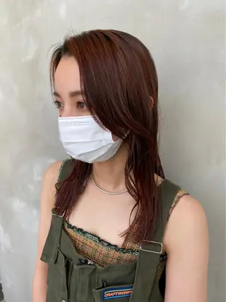 ロング カラー fifth JINGUMAE所属・波巻きスパイラルパー マ/シャドウパーマ駿のヘアスタイル