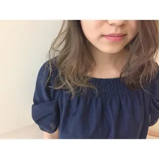 ミディアム カラー 加藤 利基のヘアスタイル