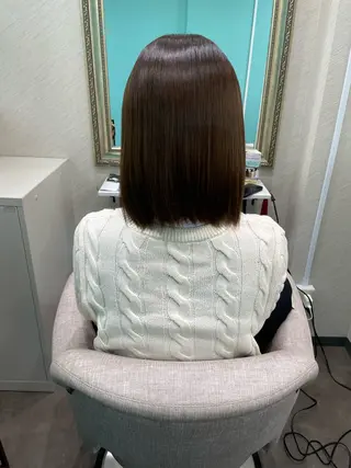 ショート 髪質改善/縮毛矯正 アンナ🍊のヘアスタイル