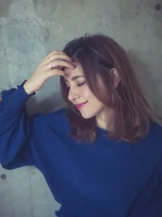 カラー パーマ amie松本 【アミ】のヘアスタイル