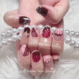 ネイル 💎CC・NaNa 韓国風ネイル🌙Cのネイルデザイン