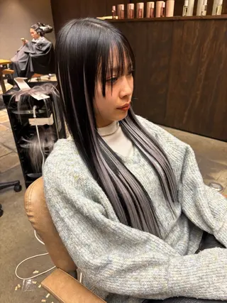 ロング 朝斗/ブリーチなし ・Wカラー・エクステのヘアスタイル