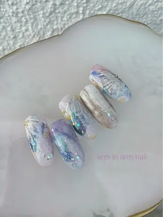 ネイル arm in arm ︎✿Yamamotoのマツエク・マツパデザイン