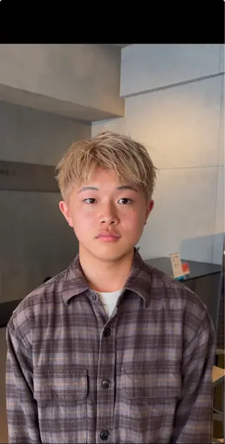 ショート カラー メンズ 大矢瑛翔 ショート/パーマのヘアスタイル