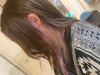 ロング カラー 髪質改善/透明感 カラー/内藤有須加のヘアスタイル