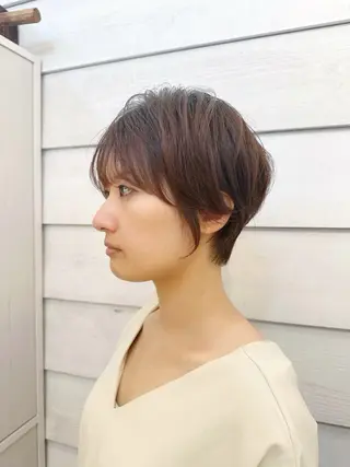 ショート newline銀座所属・👑銀座ショート/ 絶壁補正/金子涼👑のヘアスタイル