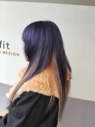 ロング 中川 天のヘアスタイル