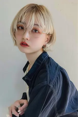 ショート カラー lana hair 新宿/髪質改善/韓国のヘアスタイル