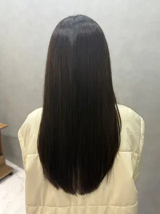 ロング カラー 透明感カラー/パーマ 🌀アオノのヘアスタイル