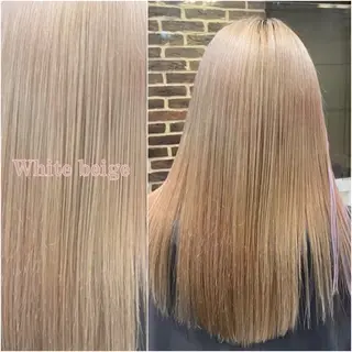 ロング カラー ‪るか/‪透明感 カラー/アレンジのヘアスタイル