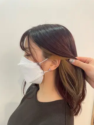 カラー 韓国風/亀之園 涼のヘアスタイル