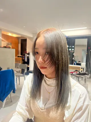 セミロング 🪞表参道パーマ Nikachi🪞のヘアスタイル