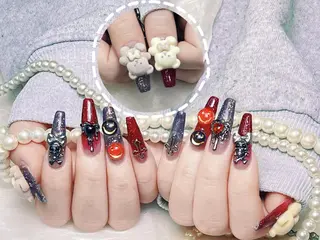 メンズ ネイル Bloom kabukiのネイルデザイン