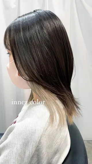 ミディアム カラー得意【梅田】 瀧本友梨乃のヘアスタイル