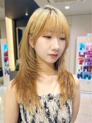 ロング レイヤーカット/艶髪 /髪質改善/のマツエク・マツパデザイン